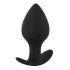 Black Velvet - silikon anal dildoset (3 delar) - svart