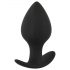 Black Velvet - silikon analplugg set (3 delar) - svart