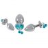 You2Toys - Analplugg Set med Koppel (silver)