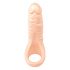 Realistixxx Dubbel Dildo med Penisring (natur)