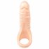 Realistixxx Dubbel Dildo med Penisring (natur)