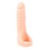 Realistixxx Dubbel Dildo med Penisring (natur)