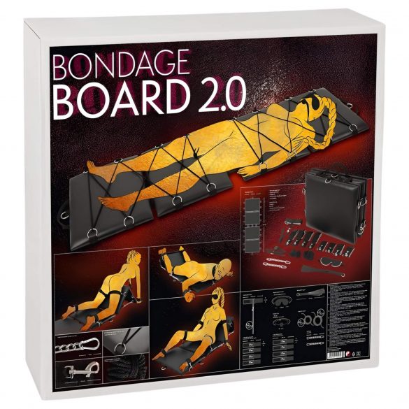 You2Toys Bondage Board 2.0 - bärbar bondage-säng set