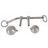 You2Toys Bondage Pluggar - metallkulor (149g) - silver