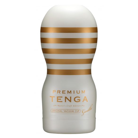 TENGA Premium Mild - engångsmasturbator (vit)