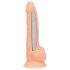 Naked Addiction 8 - sugkoppare, realistisk dildo (20cm)