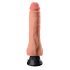 Real Feel Deluxe No.7 - verklighetstrogen vibrator med testiklar (natur)