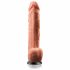 Real Feel Deluxe No.12 - realistisk vibrator med pung (naturlig)