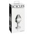 Icicles No. 25 - konisk, glas analdildo (transparent)