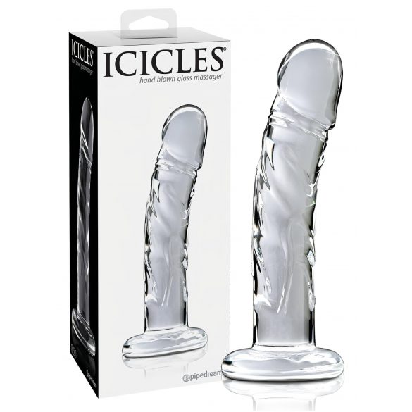 Icicles No. 62 - penisglasdildo (genomskinlig)