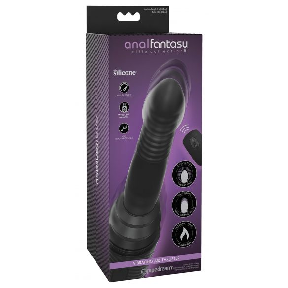 Analfantasy Stötande Analvibrator (svart)