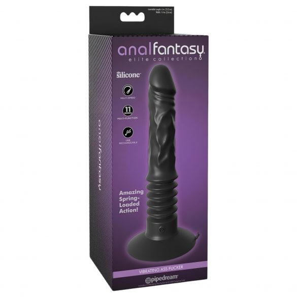 Analfantasy Rumpa Vibrator - uppladdningsbar (svart)