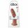 King Cock 9 - realistisk dildo med sugfot (23 cm) - mörk natur