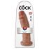 Kung Kuk 10 - stora sugdildo (25 cm) - mörk naturlig