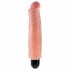 King Cock 7 Stiffy - vattentät, realistisk vibrator (18 cm) - hudfärgad