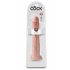 King Cock 13 - gigantisk realistisk dildo (33cm) - natur