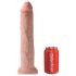 King Cock 33 cm Realistisk Dildo - Natural