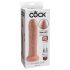 King Cock 7 Fitymanator - Realistisk dildo (18cm) - Natur