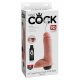 Kung Cock 8 - realistisk sprutande dildo (20cm) - natur