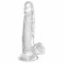 King Cock Clear 7 - sugfot, med pung (18 cm)