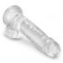 King Cock Clear 7 - sugfot, med pung (18 cm)