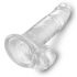 King Cock Clear 7 - sugfot, med pung (18 cm)