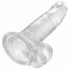 King Cock Clear 7 - sugfot, med pung (18 cm)