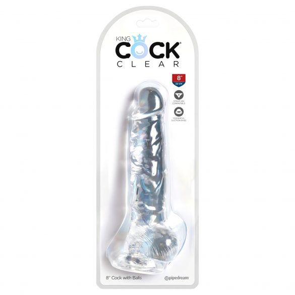 King Cock Klar 8 - sugfot med pung (20 cm)