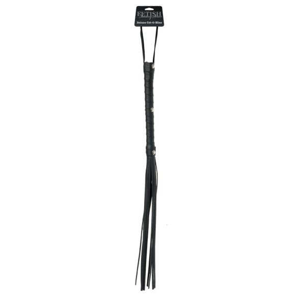 Fetish Fantasy Deluxe nioktails-piska (65cm) - svart