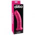 Dillio 8 - Sugkoppad, realistisk dildo (20cm) - rosa