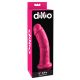 Dillio 8 - Sugkoppad, realistisk dildo (20cm) - rosa