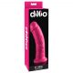 Dillio 8 - Sugkoppad, realistisk dildo (20cm) - rosa