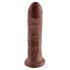 King Cock 20cm Dildo - Brun