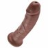 King Cock 8 dildo (20 cm) - brun