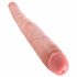 King Cock 16 Tapered - naturtrogen dubbel dildo (41 cm) - naturlig