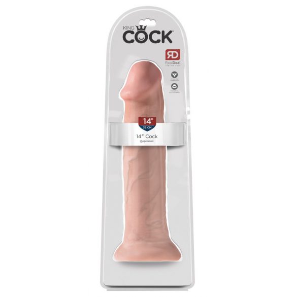 Kung Kuk 14 - sugpropp, stor dildo (36cm) - natur