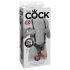 King Cock Strap-on 10 - ihålig strap-on dildo (25 cm)