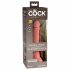 King Cock Elite 7 - sugkopp, realistisk dildo (18 cm) - hudfärg