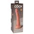 King Cock Elite 7 - sugkopp, realistisk dildo (18 cm) - hudfärg