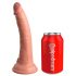 King Cock Elite 7 - sugkopp, realistisk dildo (18 cm) - hudfärg