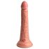 King Cock Elite 7 - sugkopp, realistisk dildo (18 cm) - hudfärg