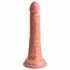 King Cock Elite 7 - sugkopp, realistisk dildo (18 cm) - hudfärg