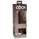 King Cock Elite 7 sugkopp dildo (18cm) - brun