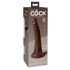 King Cock Elite 7 sugkopp dildo (18cm) - brun