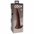 King Cock Elite 7 sugkopp dildo (18cm) - brun