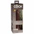 King Cock Elite 7 sugkopp dildo (18cm) - brun