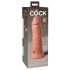 King Cock Elite 20cm sugkopp dildo - natur