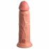 King Cock Elite 20cm sugkopp dildo - natur