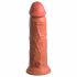 King Cock Elite 8 - sugfotdildo (20 cm) - mörk natur