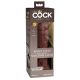 King Cock Elite 8 - Sugpropp Dildo (20cm) - Brun